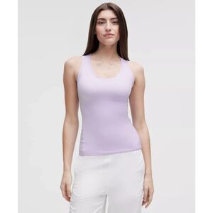 Lululemon Wundermost Ultra-Soft Nulu Scoop Neck Tank Top | Lavender Frost | 6 |